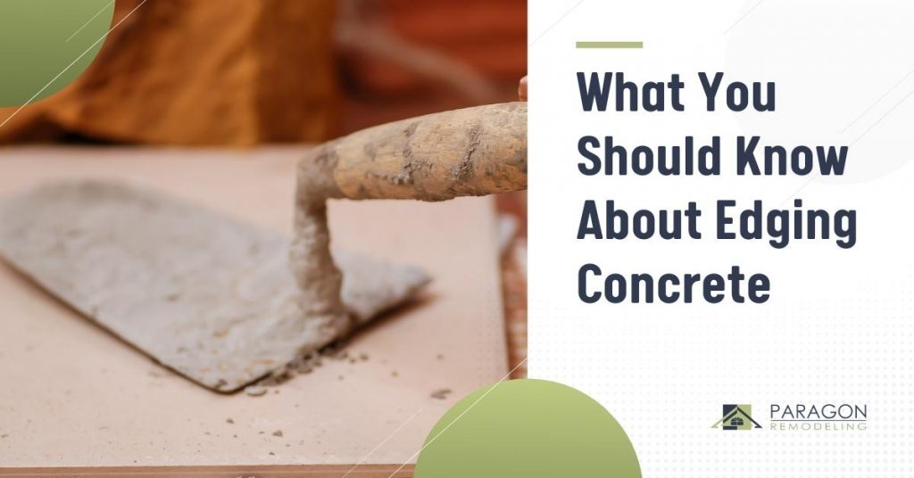 What You Should Know About Edging Concrete